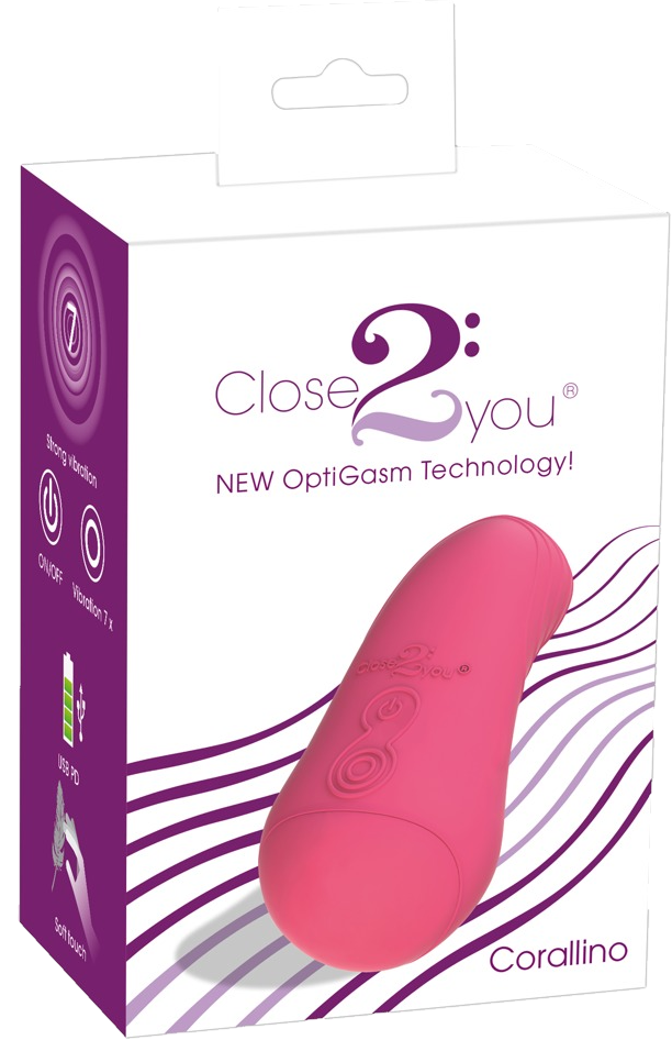 Auflegevibrator Corallino von Close2You in Box