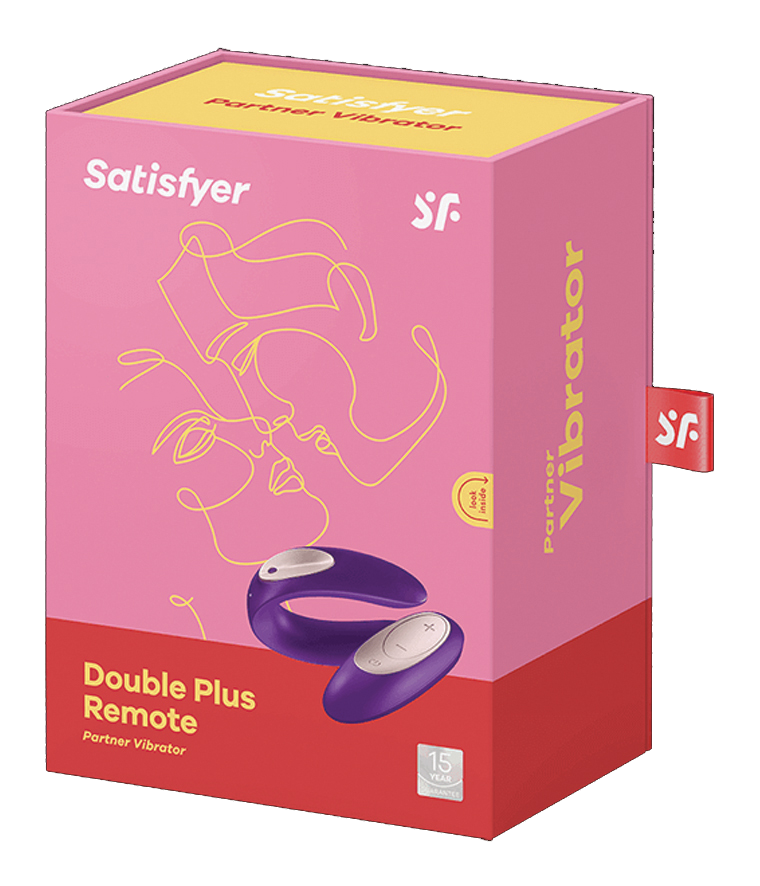 Paarvibrator Double Plus Remote von Satisfyer in der Packung