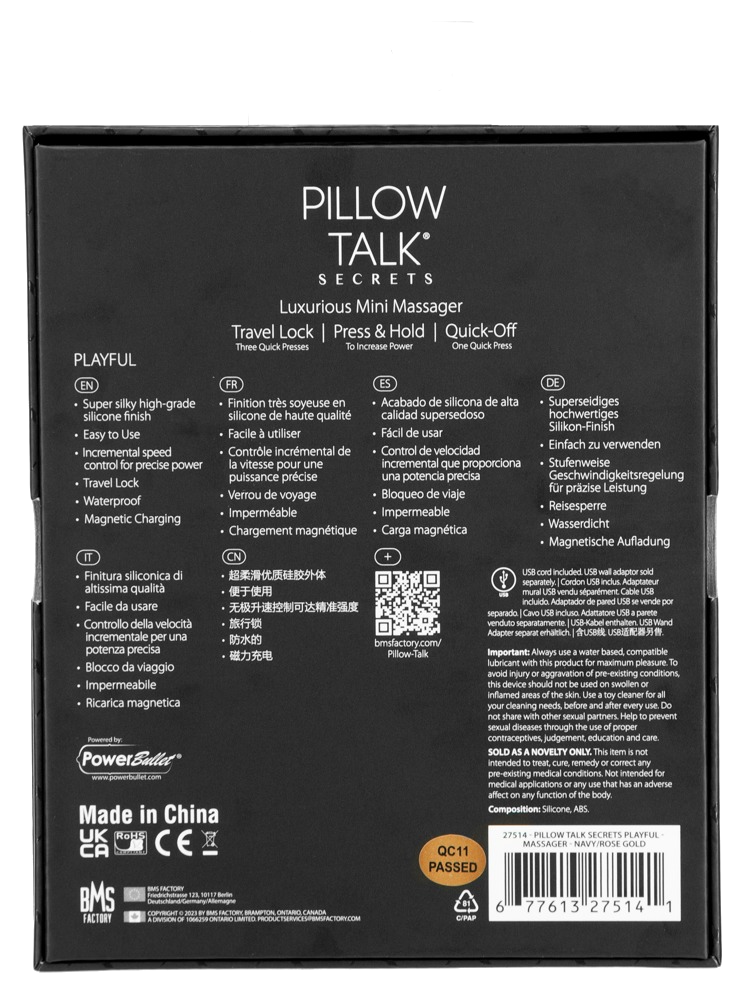 Split tip-Vibrator Playful von Pillow Talk Verpackung